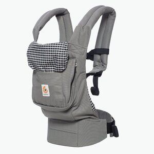 ERGOBABY Original Size O/S Gray Steel Plaid Carry